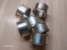Silver Plated Napkin Rings Set