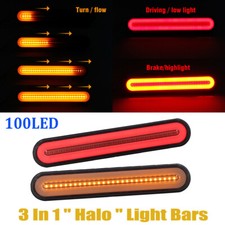2X Rear Tail Light Bar 100 LED