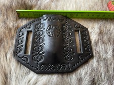 Handmade leather pancake knife - handmade,