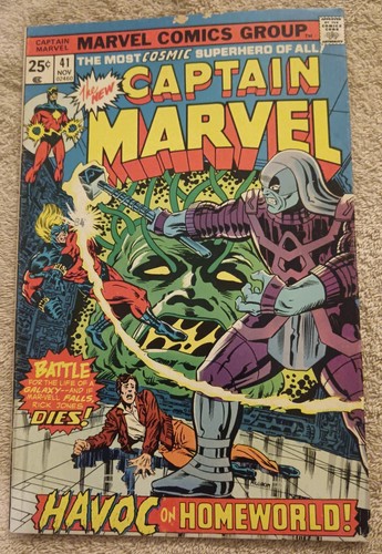 Marvel comics the new captain - marvel,