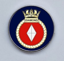 HMS Diamond Royal Navy Lapel Pin Badge
