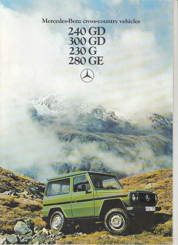 1979 mercedes benz cross - mercedes,