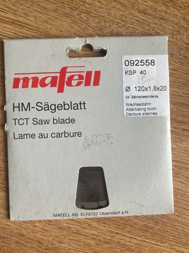 Mafell tct saw blade 092558 - saw,