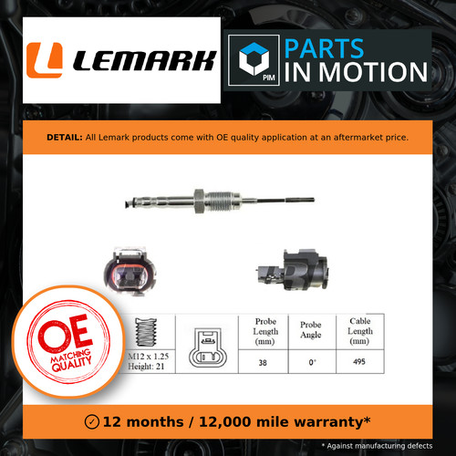 Exhaust temperature sensor - temperature,
