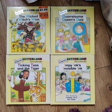 Vintage Letterland Books Reading Book Kids Learning Early Books First Book