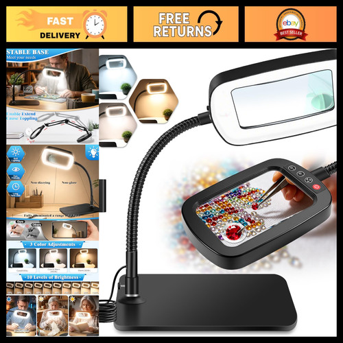 10x 30x led magnifying glass - 10x,