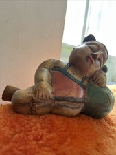 Hand Carved Wooden Sleeping