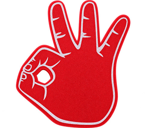 Giant foam hand finger - giant,
