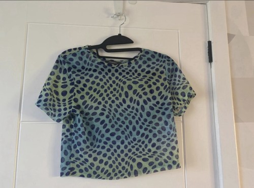 Mesh cropped top rave - cropped,