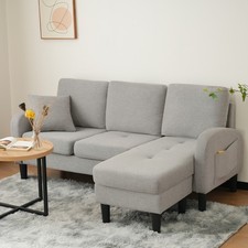 3-Seater L-shaped Sofa Couch