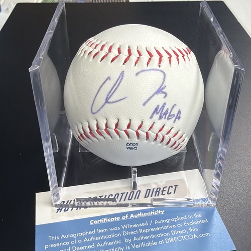 Charlie kirk signed baseball - charlie,