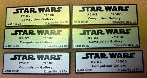 Job lot star wars d2 - x6, r2-d2
