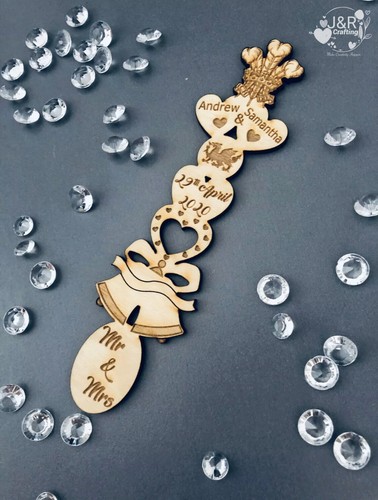 Personalised wooden love - wooden,