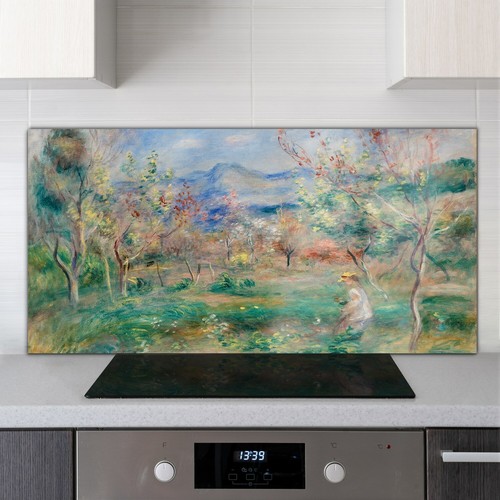 Glass cooker splashback for - glass,