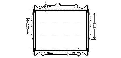 Ava engine cooling radiator - engine,
