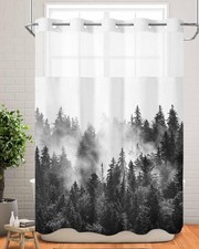 Shower Curtains Set No Hook
