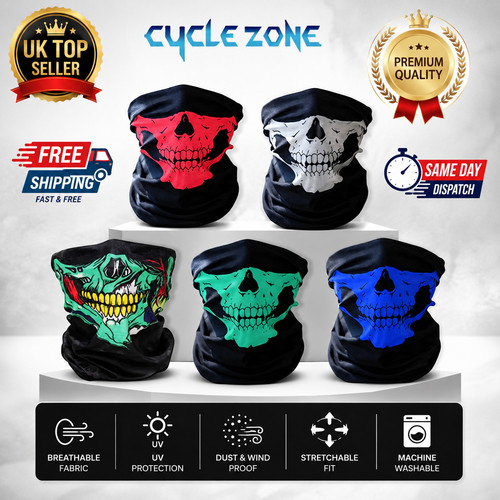 Skull skeleton neck tube - skull,