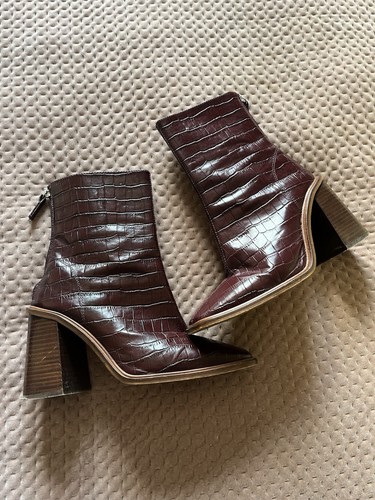 Topshop leather boots eur38 - topshop,