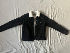 Woman Primark Denim Teddy Coat