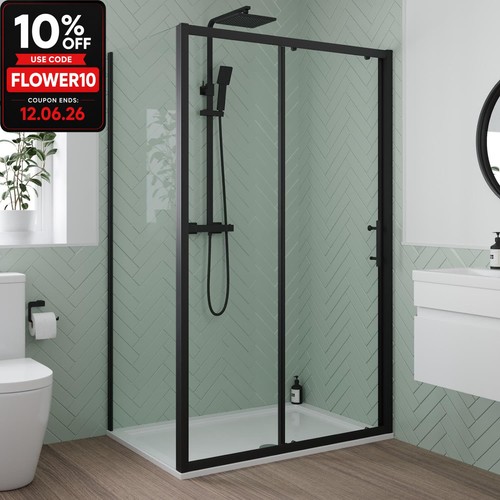 1200 800mm sliding shower - 1200,