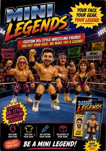 Custom wrestling figure - custom,