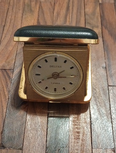 Vintage deluxe travel alarm - vintage,