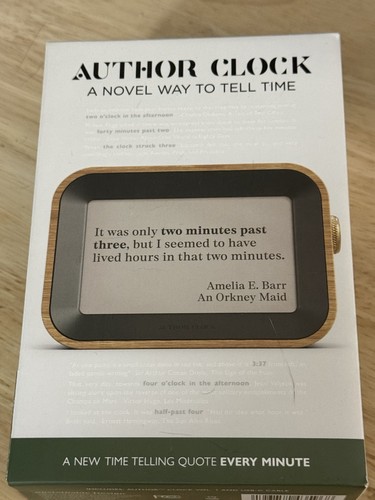 Author clock novel - author, a
