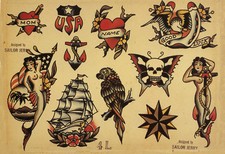 Sailor Jerry Tattoo Art Flash