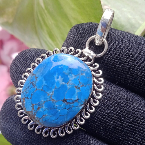 Dainty larimar gemstone 925 - dainty,