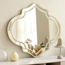 Exquisitely Decorative Wall Mirror Large Living Room Mirror with Beveled Glass