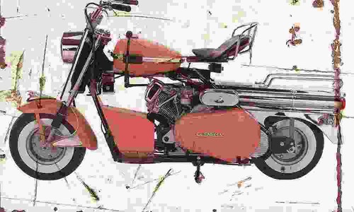 Cushman supersilvereagle 1965 - cushman,