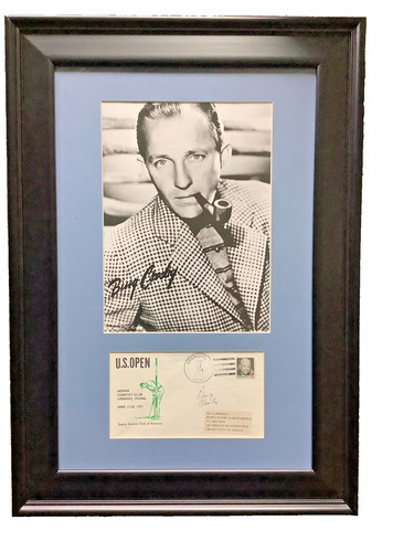 Bing crosby signed - crosby, autographed