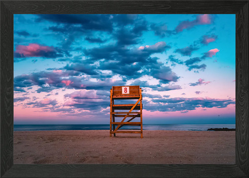 Beach 349 framed wall - framed, art