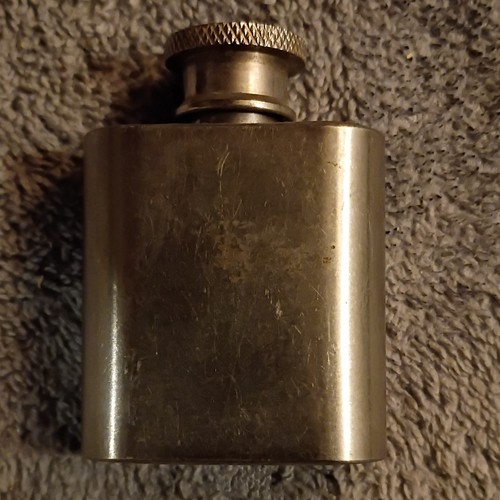 Stainless steel hip flask oz - steel, 4