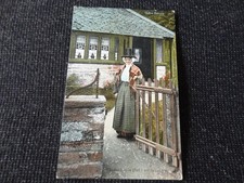 Social History Postcard Lady