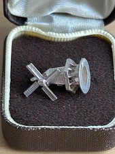 Vintage 925 Silver Charm For Bracelet / Windmill/ Moving Parts