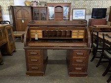Edwardian Roll Top Desk