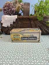 Vintage Jacob's Extra Light Cream Crackers Tin - Rare