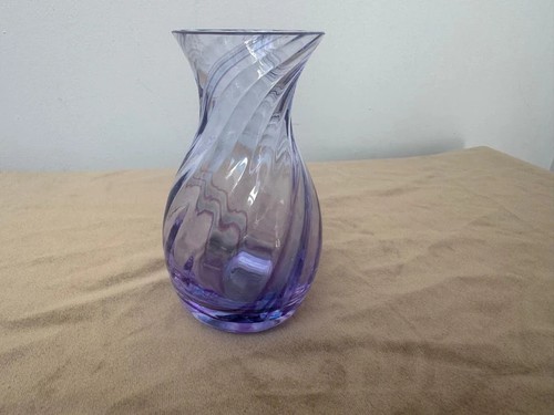 Caithness glass vase lilac - glass,