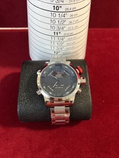 OHSEN Men Quartz Watch Silver