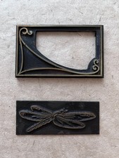 Two Vintage Copper Printing Plates