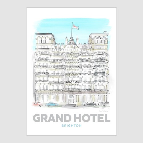 Grand hotel brighton greetings - brighton,