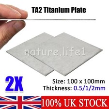 100x100mm Thick 0.5/1/2mm 2pcs