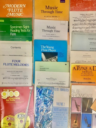 Flute sheet music book bundle - book,