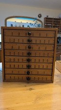 Small Printers Letterpress Cabinet Chest Specimens Collectors 8 Drawers