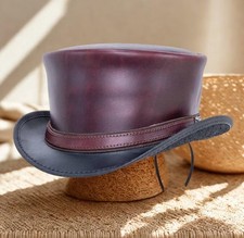 Handmade maroon cowhide - maroon,