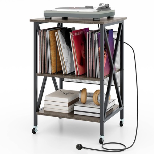 Turntable record player stand - record,
