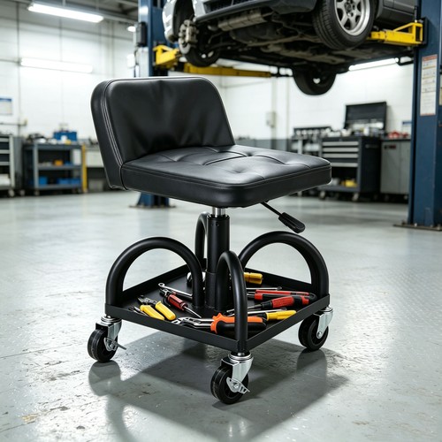 Rolling garage stool 300lbs - garage,