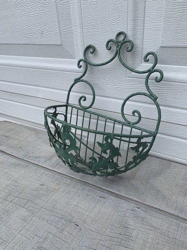 Vintage green wrought iron - vintage,