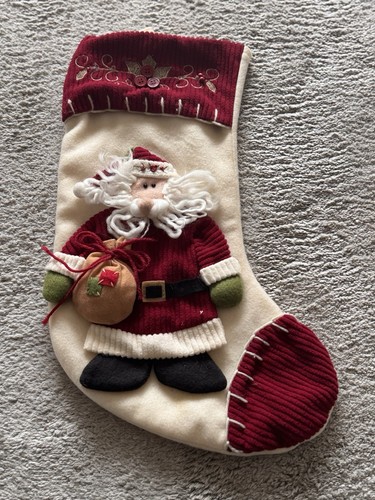 Christmas handmade stocking - christmas,